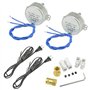WMYCONGCONG Lot de 2 moteurs synchrone de tourne-disque 50/60 Hz CA 100~127 V 2