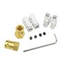 WMYCONGCONG Lot de 2 moteurs synchrone de tourne-disque 50/60 Hz CA 100~127 V 2,5-3 RPM/min CCW/CW 4 W avec connecteur de coupla