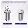 WMYCONGCONG Lot de 2 Interrupteur à bouton-poussoir à verrouillage de 12 mm Interrupteur à bouton étanche marche-arrêt 3A 250V A