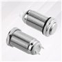 WMYCONGCONG Lot de 2 Interrupteur à bouton-poussoir à verrouillage de 12 mm Interrupteur à bouton étanche marche-arrêt 3A 250V A