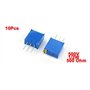 5W 500 ohms potentiomètre Cermet Axe 3 résistances variables