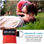20pcs CPR Masque Porte-Clés Kit D'urgence Barrière Respiratoire Porter Secours Boucliers De Visage Avec Barrière De Respiration 