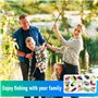 Cuillère Peche Truite, 30 pcs Cuillères de Pêche Leurres Appâts Cuillers de Pêche, Cuillère Truite Hameçon Simple, Peche Materie