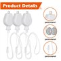 Sporgo Lumières LED pour ballons et lanternes : 14 pièces ballons lampions lumière blanc chaud pour lanternes en papier mariage 