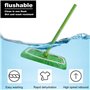 Lot de 6 chiffons réutilisables pour balai Swiffer Sweeper Mop, recharges pour serpillères lavables en chenille, pour utilisatio