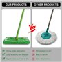 Lot de 6 chiffons réutilisables pour balai Swiffer Sweeper Mop, recharges pour serpillères lavables en chenille, pour utilisatio