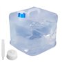 Bidon d'eau pliable 15 litres : Réservoir d'eau pliable LEKEFETO sans BPA