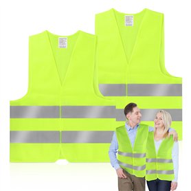 KEWUZY Gilet Réfléchissant Jaune