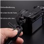 VKO Sangle d'appareil photo à dégagement rapide pour, sangle d'épaule réglable pour appareil photo reflex numérique sans miroir 
