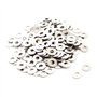 sourcing map Rondelle Plate en Métal Attache Anneau Rechange 3mm x 8mm x 0