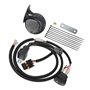 CENPEK RZR Kit de klaxon universel 12 V à LED bleue avec interrupteur à bascule
