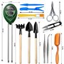 Ensemble d'outils pour bonsaï, kit d'outils pour bonsaï Mini outils de jardinage 13 pièces outil de repiquage de jardin Kit d'es