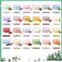 Teokantz Calendrier de l'Avent avec 24 bougies chauffe-plat parfumées différentes, calendrier de l'Avent 2025, calendrier de l'A