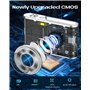Appareil Photo Numérique Compact 4K Autofocus avec Carte SD 32G Double caméra Avant et arrière, HD 48MP avec Grand écran 2.8", Z