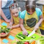 Couteau Cuisine Enfant, 28 Pièces Couteau Montessori Enfantspour Couper des Fruits ou Légumes, pour Cadeau de Noël ou d'anniver