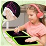 Tablette Dessin Enfant 2-3-4-5 ans Effaçable,Cahier Ardoise Enfant 3-4-5 ans,Réutilisable Double Face Livre Dessin fille,Jeux Ed
