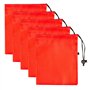 KRYMSON Lot de 5 sacs de rangement avec cordon de serrage