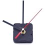 1 montre à quartz suspendue noire, bricolage, horloge murale silencieuse, réparation, pièces de 1 aiguille neuve, mécanisme avec