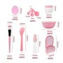 1 Brosse Pour Le Visage En Silicone Et 1 Attache Pour Cheveux