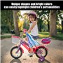 CVDYWDJIE 1 Paire De Banderoles De Guidon De Vélo Et 1 Morceau D'Autocollants Réfléchissants pour Vélo, Décorations De Vélo, Acc