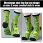 CHROMACRAFT 1 Paire De Chaussettes De Golf Et 1 Porte-Clés De Golf, Cadeaux Sur Le Thème Du Golf, Chaussettes Amusantes, Chausse