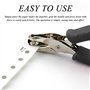 CHROMACRAFT Perforateur À Trou Unique 2 Pièces, Perforateur pour Papier À Feuilles Mobiles, Perforateur À Main, Outils De Bricol