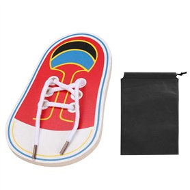 MEMOFYND 1 planche d'exercice en bois avec 1 sac de rangement