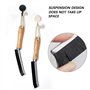 Lot de 4 brosses à joints avec poignées en bois, longues brosses de nettoyage des joints avec poils durs, brosses de nettoyage m