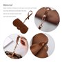 sac à lunettes en cuir souple