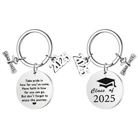 Lot De 2 Porte-Clés De Remise De Diplôme 2025