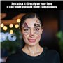 2 Autocollants Pour Visage De Chat, Accessoires De Jeu De Rôle, Autocollants Pour Le Visage De Maquillage Facial, Autocollants D