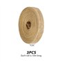 Lot de 3 rouleaux de ruban de jute vintage de 10 m de long - Ruban cadeau en toile de jute naturelle - Ruban cadeau de mariage -