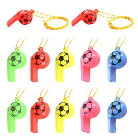 NyxSeat Lot de 12 sifflets de football
