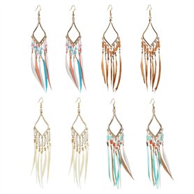 OAOSDH 4 Paires De Boucles d'oreilles Boho