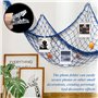OAOSDH 1 Ensemble De Filets De Pêche À La Coquille Et des Clips Photo De 10 Pièces, des Décorations Créatives De La Maison, des 