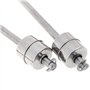 Tiardey Interrupteur à Flotteur en Acier Inoxydable 75mm 220v pour réservoir de Pompe à Eau Piscine de Jardin étang capteur de N