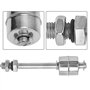 Tiardey Interrupteur à Flotteur en Acier Inoxydable 75mm 220v pour réservoir de Pompe à Eau Piscine de Jardin étang capteur de N