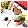 10 Pcs Anneaux de Reliure Livre en Métal 55mm Feuilles Mobiles Anneaux Classeur 2.2 Pouces Anneau de Rideau de Douche pour Porte