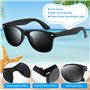 Bacxzomx 10 Lunettes de Fête Lunettes de Soleil en vrac Beach Party, Vintage Unisex Lunettes de soleil Party Favors pour Plage F