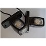Lot de 4 marqueurs lumineux latéraux arrière triple fonction 24 V 12 V pour remorque/van/camion/caravane/châssis/mobile home Ora