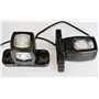 Lot de 4 marqueurs lumineux latéraux arrière triple fonction 24 V 12 V pour remorque/van/camion/caravane/châssis/mobile home Ora