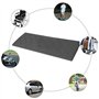 TiSkying Rampe de trottoir, rampe de seuil de voiture légère antidérapante rampe de porte portative en plastique pour chaise rou