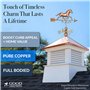 Good Directions Girouette Cheval au Galop en cuivre Pur