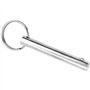 POFET Lot de 2 goupilles de retenue en acier inoxydable 316 de 10 mm de diamètre, à dégagement rapide, ferrures marines en acier