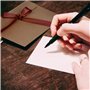Vordas 30 Pièces Rétro Papier Kraft Enveloppe avec Ruban, Idéal pour les Enveloppes de Thanksgiving, les Invitations, les Cartes