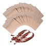 Vordas 30 Pièces Rétro Papier Kraft Enveloppe avec Ruban, Idéal pour les Enveloppes de Thanksgiving, les Invitations, les Cartes