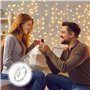 Bague de Câlins, Bague Argent Sterling 925 Femme always with you Réglable Anneau Ouvert Bague Pouce Bague Empilable Bagues Bijou