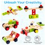 Créatif et Éducatif DIY 3D Jeux de Construction