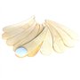 Lot de 10 spatules à crème en bambou - Spatules pour crème, masque, gel nettoyant - Réutilisables - Mini spatule cosmétique - Ou