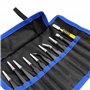 YUEMING 10 Pièces Brucelles,Anti-statique Pincettes,Pinces Acier Inoxydable,Pince à Epiler ESD de Précision Entretien Outils Kit
